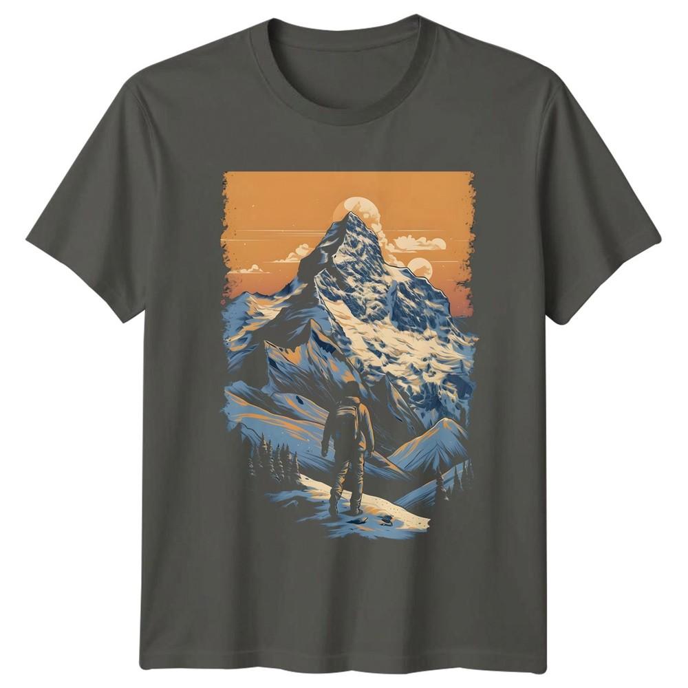 Conquer The Peaks Of Your TShirt Winter Hiking Outdoors Birthday Gift S