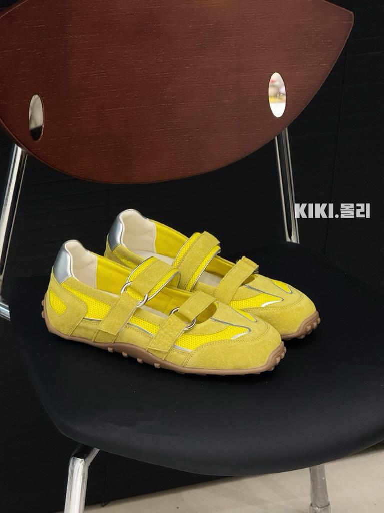 Inner height increase Velcro locomotive shoes spring and summer new thick-soled sports wind soft-soled shallow mouth breathable casual shoes women