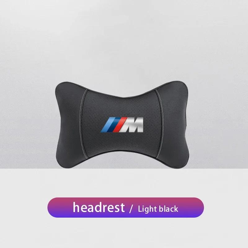 1Pcs Car Seat Headrest Auto Logo Neck Pillow For BMW M X1 X2 X3 X4 X5 X6 X7 F39 G42 G26 F01 F02 F30 F10 E70 E30 E87 E61 G30 G20 ADMVN1