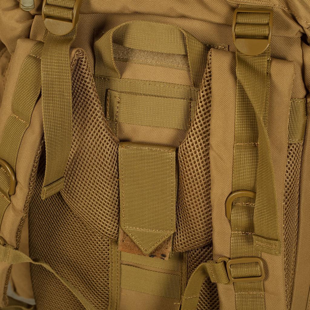 Backpack 65L Large Capacity with Rain Cover Multifunctional Outdoor Rucksack Debag Khaki [Cybotron]