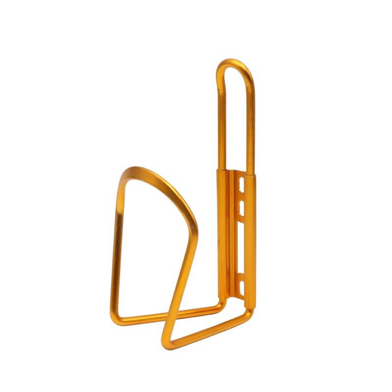 

Держатель для бутылки с водой для велосипеда, держатель для бутылки из алюминиевого сплава для горного велосипеда, стойка для напитков для езды на открытом воздухе, аксессуары для велоспорта золотой