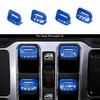 Center Console Window Lift Switch Button Cover For Jeep Wrangler JL JT 2018+Blue