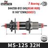 2025 Novatec Bicycle Hub D041SB-B15 D042SB-B12 BOOST Bearing Hub 8/9/10/11/12 Speed Mountain Bike Hub 32H 110*15 148*12MM 32Hole