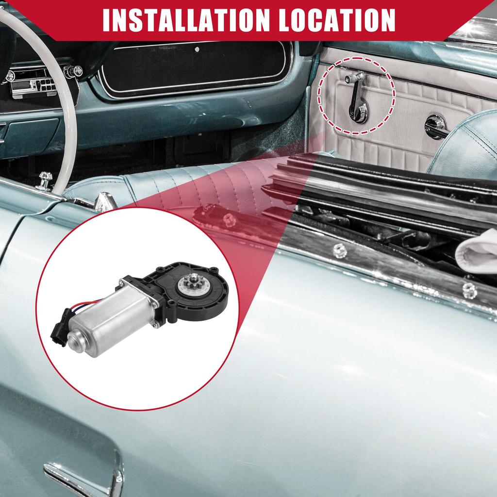 Hihaha E3AZ5423395-A Window Lift Motor for Power Window Motor, Ford, Mercury Compatible, Lincoln, Fits Mazda, 1 Set