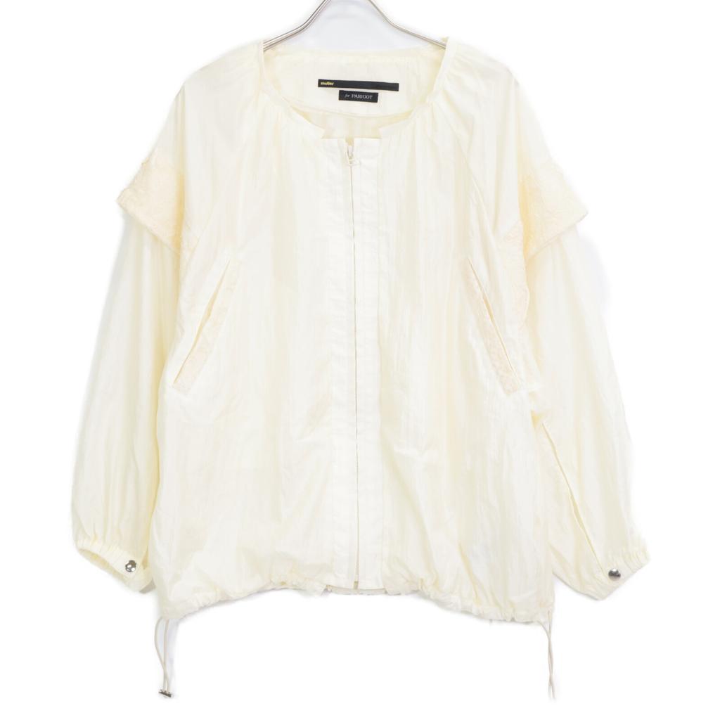 Muller of Yoshiokubo MLS21706SP Ivory PARIGOT Exclusive Lace Blouse Jacket FREE IvoryUsed