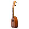 Ohana Ukuleles Small Soprano Size Mahogany Pineapple Shape All Solid Mahogany (Sopranissimo) TTPK-25G