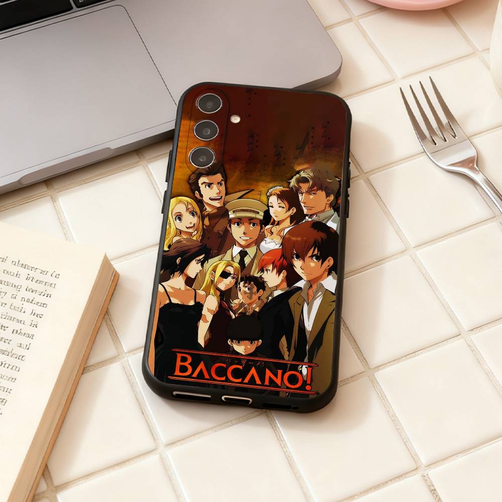 B-Baccano Wallpaper phone Case For Samsung Galaxy A73,A72,A71,A70,A53,A52,A51,Others Soft Black Shell