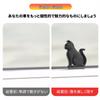 Meltryllis Car Emblem Car Seal 3D Cat Sticker Sticker Double Sided Tape Easy Install