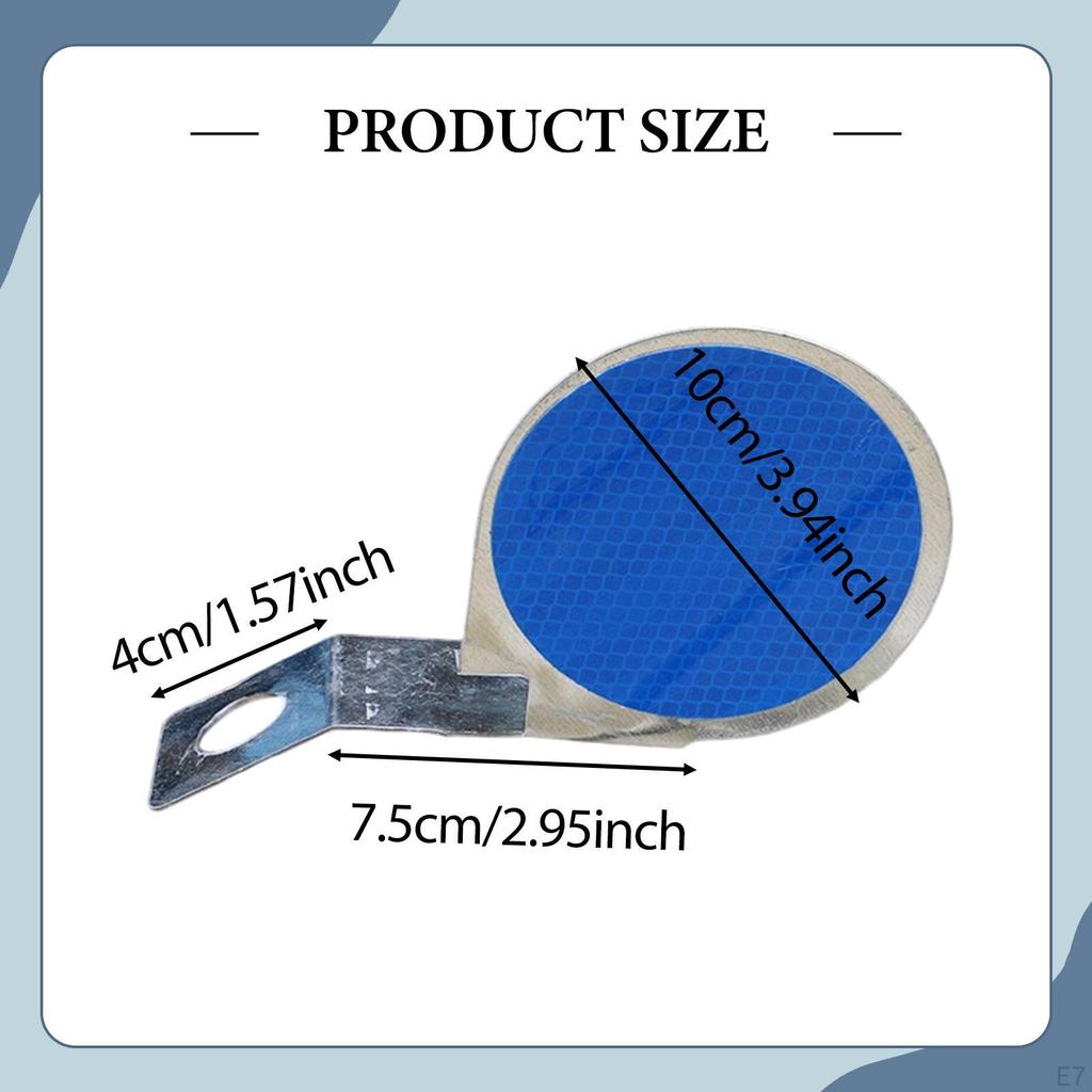 Zufahrtsmarkierung Frontreflektor Einfache Installation 10cm Pflasterschild Straße für Parkplatz
