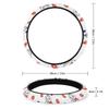 Moomin Car Steering Wheel Cover for Kei and Standard Comfortable To the Luxury Interior Suitable for All 38cm Cars, Stylish, Non-Slip,