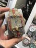 Luxury Diamond-Studded Quartz Waterproof Wristwatch