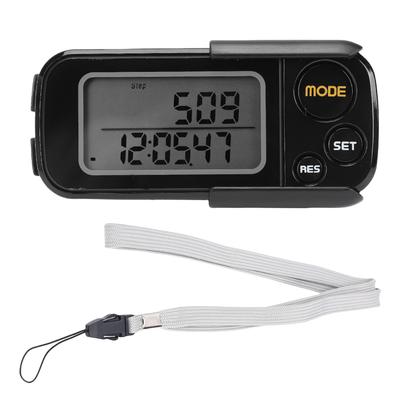 Walking 3D Pedometer with Large Digital Display 30 Days Memory Accurate Step Counter for Men Women Youth Adults Seniors