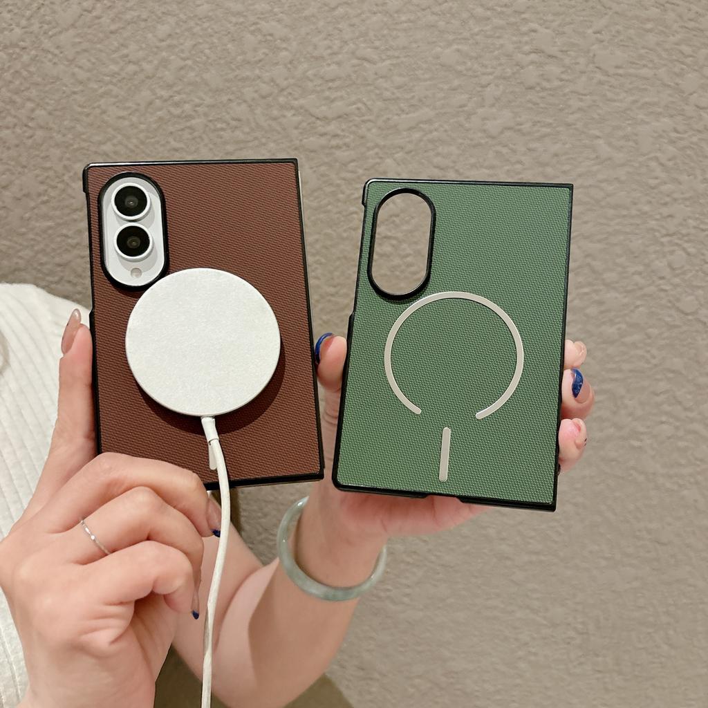 Applicable to ZFold1 magnetic mobile phone case Fold1ULTRA magnetic suction business left and right folding 1ultra anti-drop