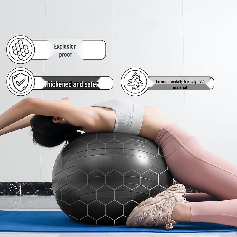 Zesílený PVC výbuchuvzdorný balanční míč na jógu a pilates pro fitness, porod a senzorický trénink