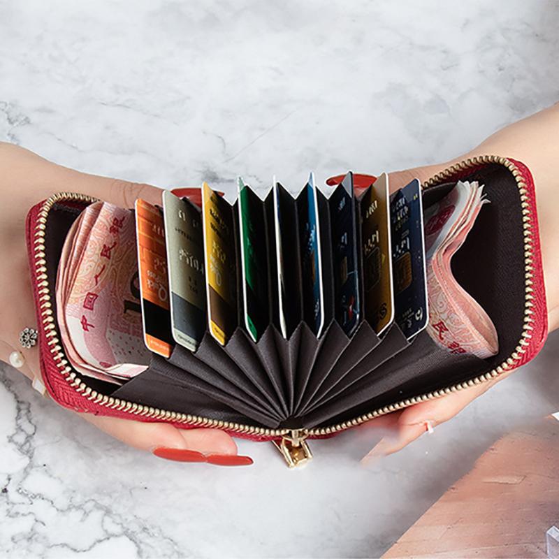 Korean Version New PU Leather Fresh Casual Coin Wallet Fashion Cartoon Men Women Credit Passport Card Bag Christmas Gift