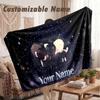 Custom Name Flannel Blanket,ENHYPEN Lightweight Warm Bed Blanket For Couch & Holiday Gift