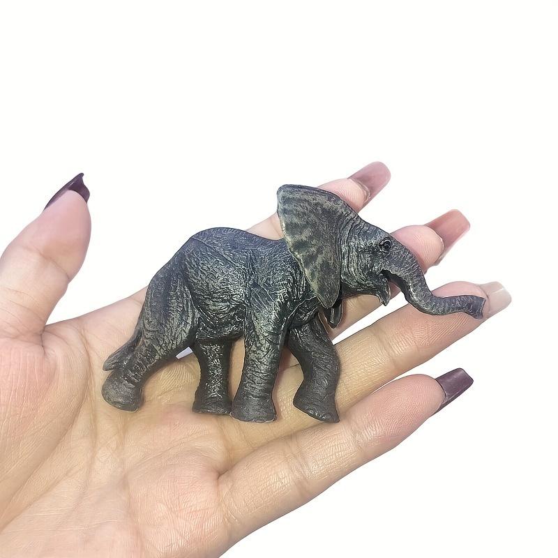 

Cross-border simulation wildlife modelAsian elephant, African elephant male elephant model, children s solid toy ornament