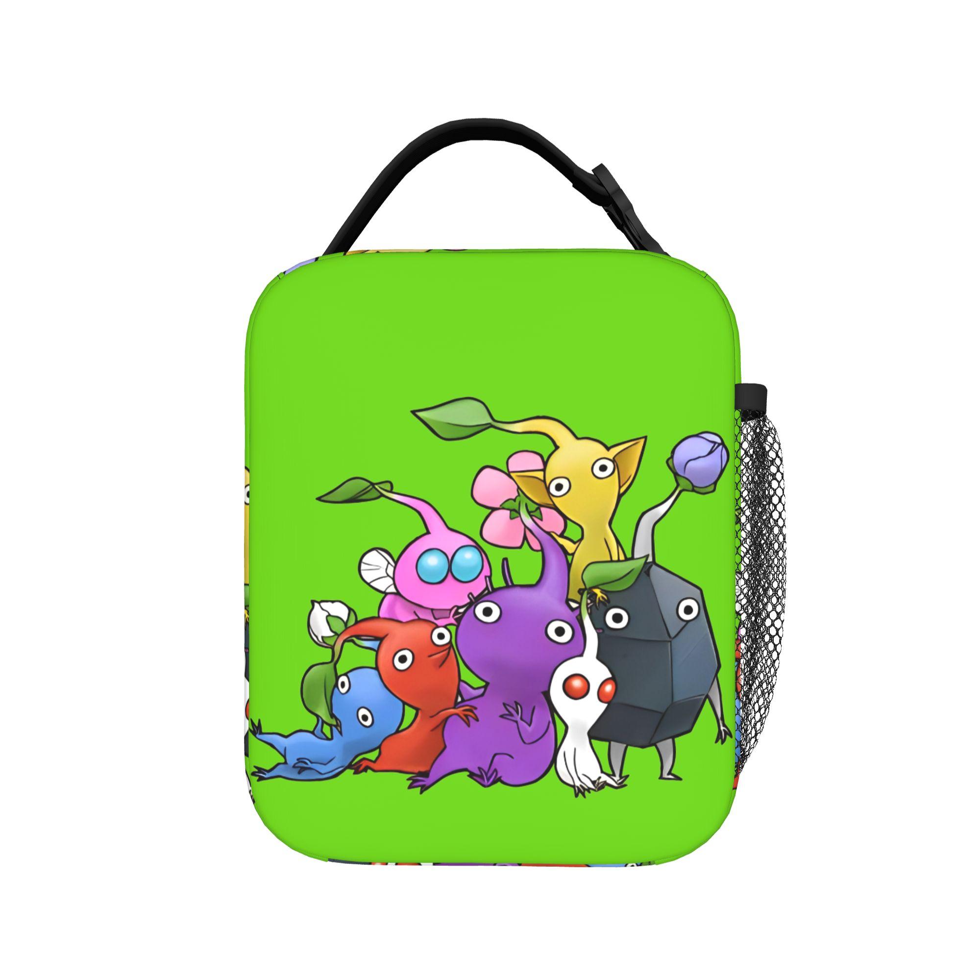 Pikmins Videogame Geïsoleerde Lunchtas Groot Herbruikbare Thermische Tas Tote Lunchbox Strand Reizen Voedselopbergtassen One Size