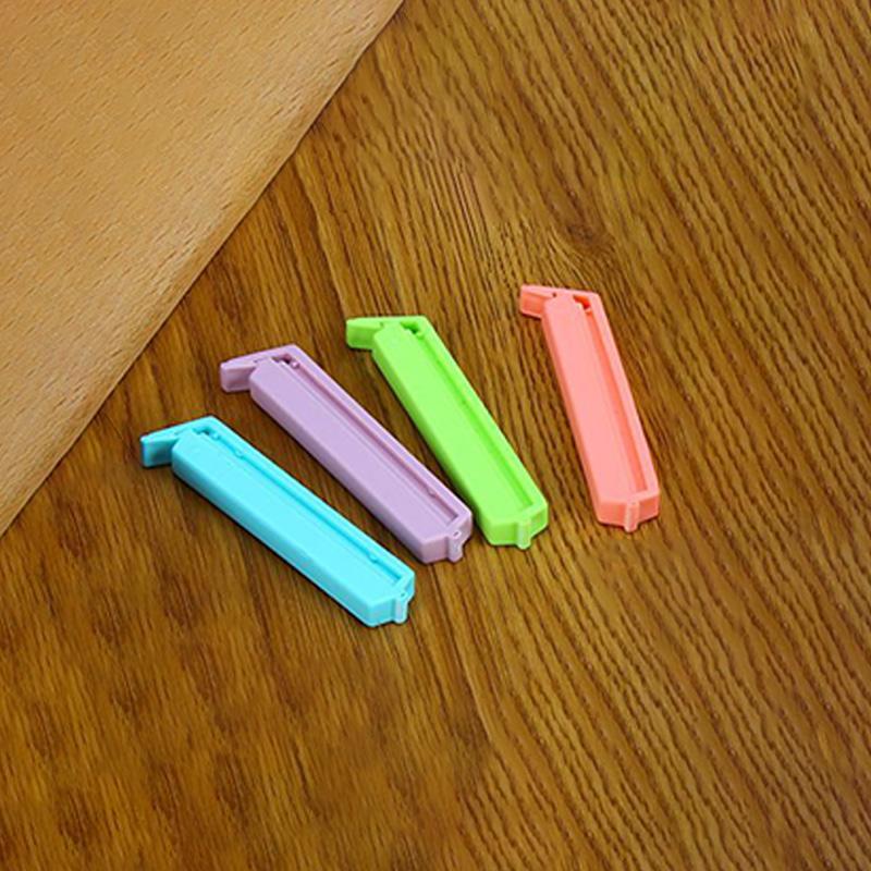 12 buc/pachet Dispozitiv de etanșare portabil pentru depozitarea alimentelor, din plastic, pentru conservarea gustărilor, unelte pentru cleme, accesorii de bucătărie, 3 dimensiuni diferite