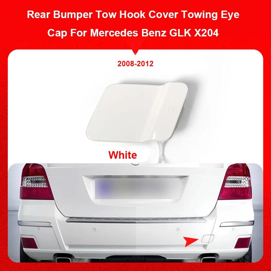 Anhängerhakenabdeckung für Stoßstange hinten Abschleppöse Kappe Für Mercedes Benz GLK X204 2048853223 2008-2012 Schwarz Silber