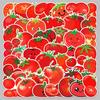 50 Tomato Cartoon Stickers – Waterproof Decorative Stickers for Laptops & Phones