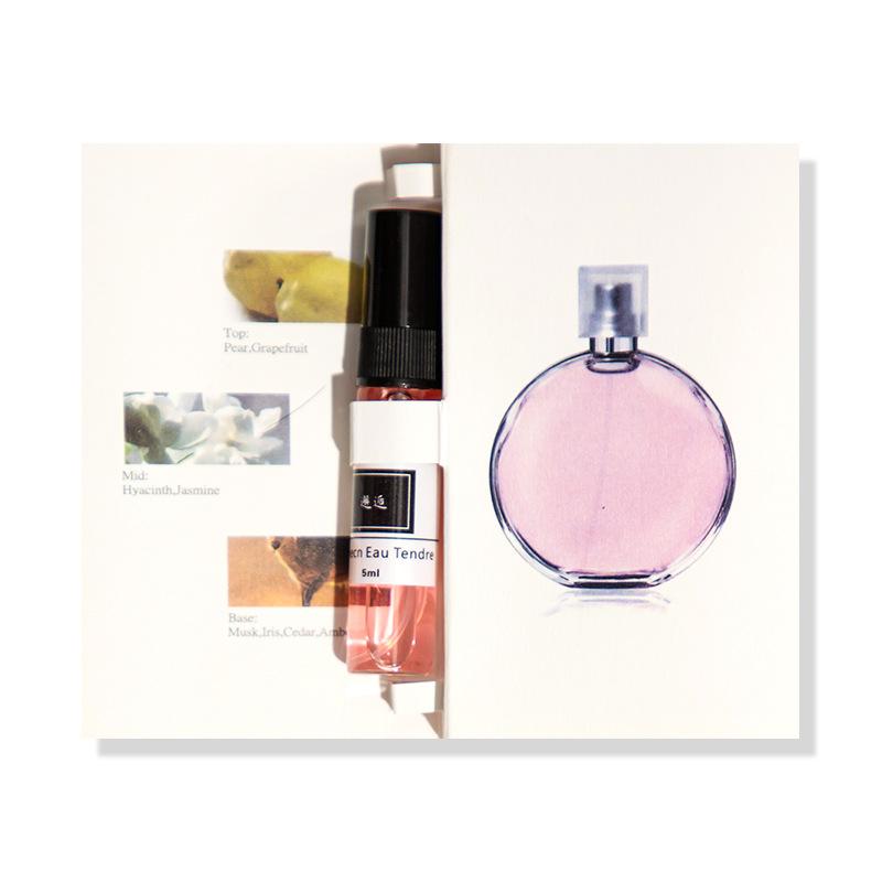 Niche Version Perfume Sample Men and Women Haute Couture Replica Card Test Tube Durable Trial Pack