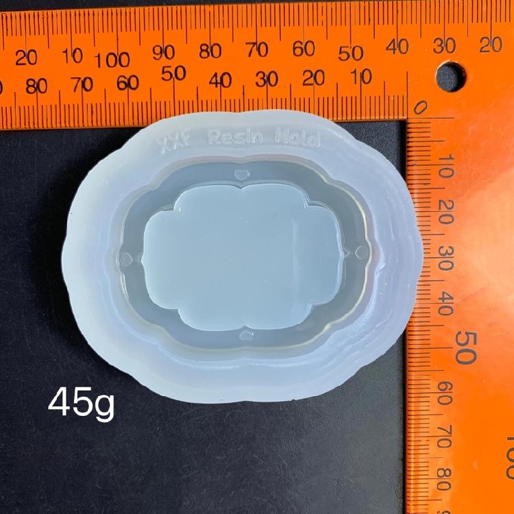 Resin Shaker Mold,Reusable Photo Frame Silicone Quicksand Mould for DIY Crafts
