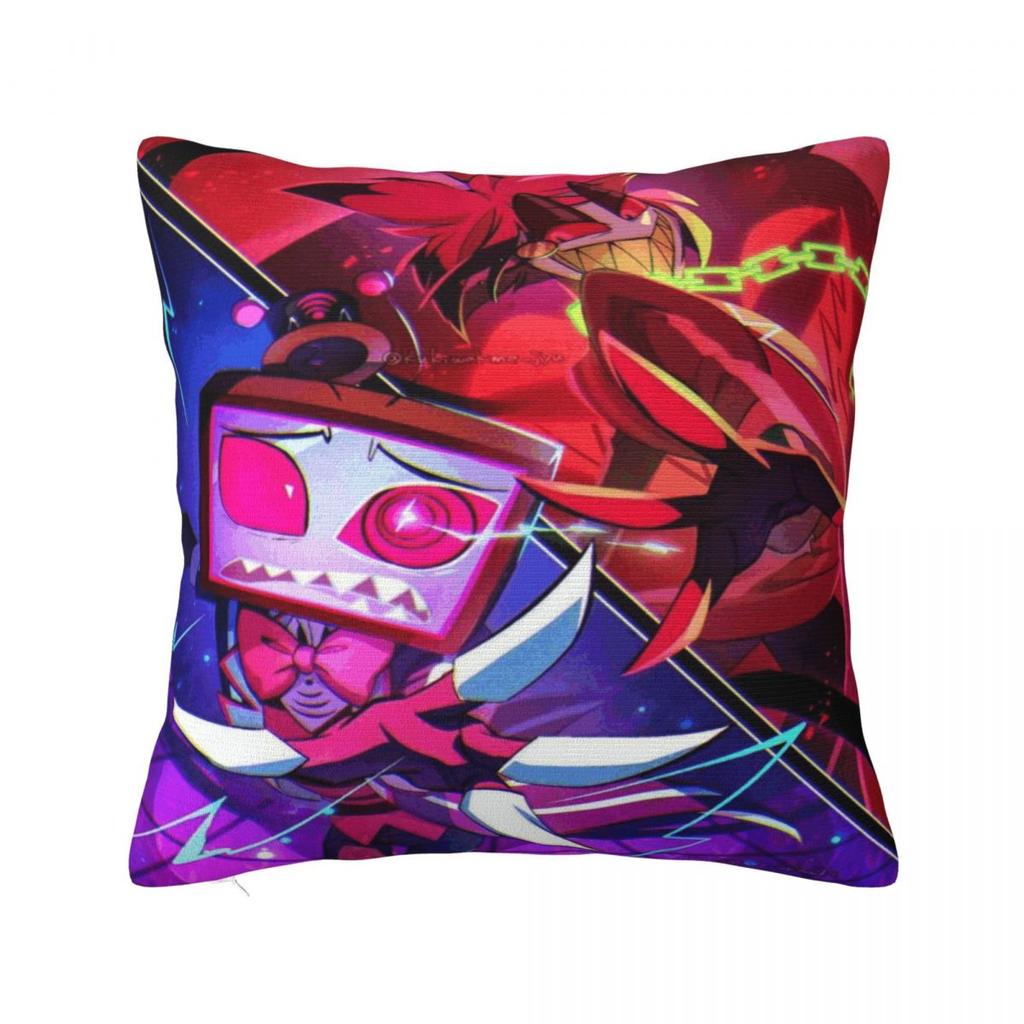 Hazbines Hoteles Alastor Vox 2 Printing Pillowcases Cushion Cover Pillow Covers Warm Home Decoration Square Multi-Size