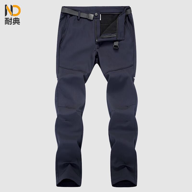 Naidian Men s Winter Fleece Lined Outdoor Pants XL