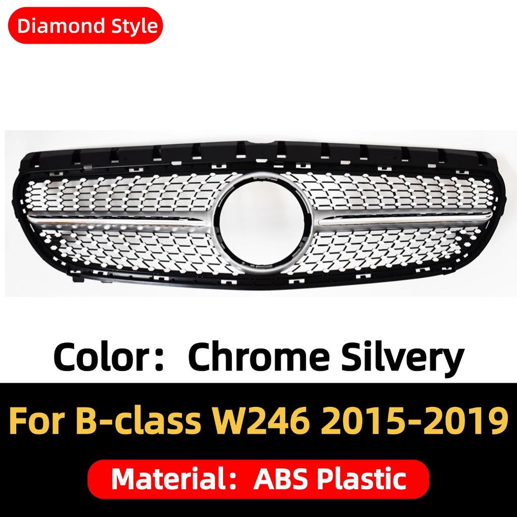 Front Bumper Grille Grill Mask Grid Body Kit Tuning Accessories For Mercedes Benz B Class W246 2012-2019 B180 B200 B220 B260