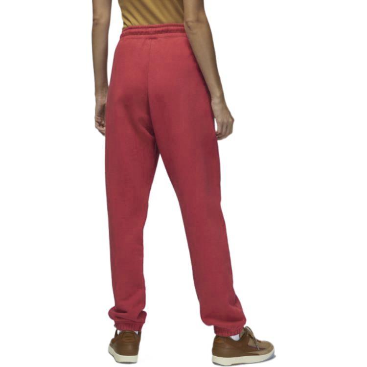 Jordan X Two 18 Collaboration Logo Patch Pattern Embroidered Washed Fleece Drawstring Sweatpants Women Bottoms DV6969-687