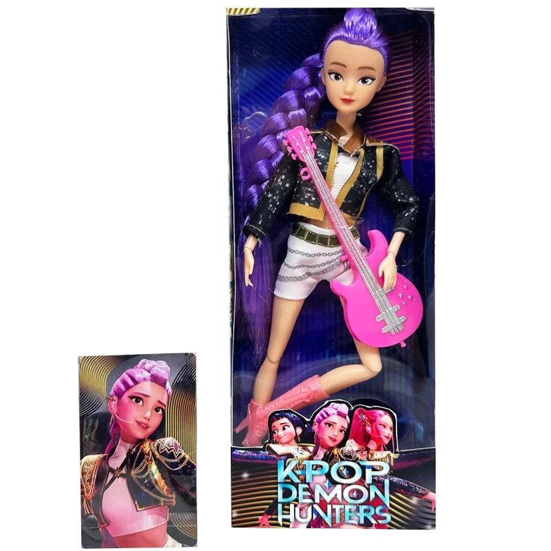 ……Kpop Demon Hunters Action Figure Toy Derpys Tiger Rumi Mira Zoey Sussy Theme Song Of Colorful Lights For Fans Christmas Gifts