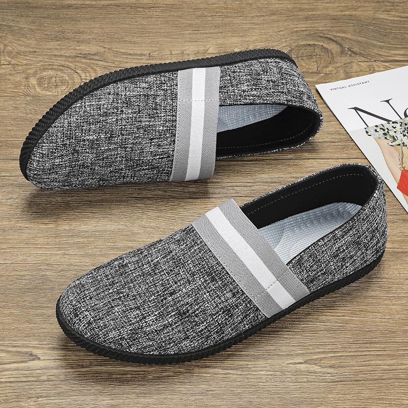 Men Shoes Comfortable Casual Shoes Men Sneakers Flats Summer Breathable Lazy Bean Shoes At Special Price Wear-resistant Casual