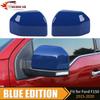 For 2015-20 FORD F150 Handle COVERS No SMTK+Mirrors Bezzels Kit Blue 6PCS