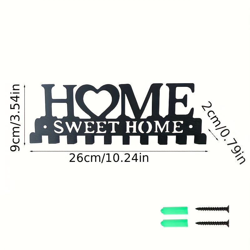 Kreatives Metall Wandhakenregal für Schlüssel & Eingangsbereich Aufbewahrung