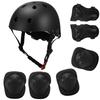 Kids 7 In 1 Helmet and Pads Set Adjustable Kids Knee Pads Elbow Pads Wrist Guards for Scooter Skateboard Roller Skating Cycling