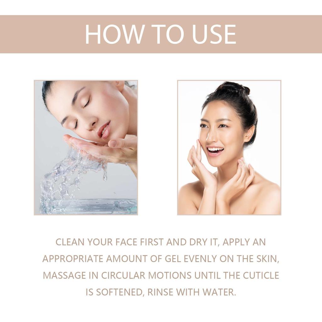 OUHOE Daily Exfoliating Gel for Smooth, Refreshed Skin