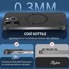 Luxury Borderless Back Cover Case For iPhone 16 15 14 13 12 11 Pro Max Plus Mini Candy Color Matte Shell Strong Magnetic Magsafe