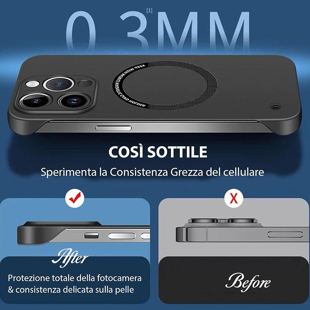 Luxury Borderless Back Cover Case For iPhone 16 15 14 13 12 11 Pro Max Plus Mini Candy Color Matte Shell Strong Magnetic Magsafe