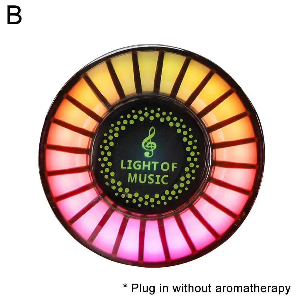 

Автомобильный освежитель воздуха Ароматизатор Ароматерапия Атмосфера Свет Лампа Голос Музыка RGB Up Интерьер Парфюм Ритм P M2K3