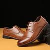 Zapatos de Cuero para Hombre Talla Grande Zapatos de Negocios Casuales con Cordones Diarios Zapatos Individuales Talla 46 47 48 Zapatos de Hombre