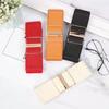 Waist Defining Elastic Wide Belts Solid Color Dress Belt Stretch Waistband  Coat Accessories