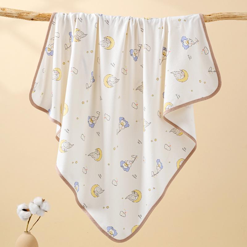 Breathable Pure Cotton Newborn Swaddle Blanket, Thin To Prevent Startle Reflex, Infant Type A.