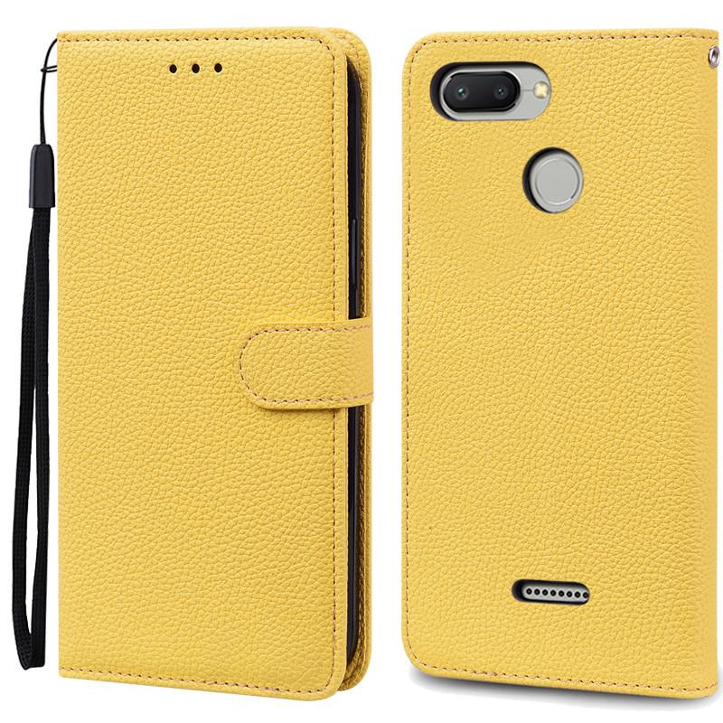 For Xiaomi Redmi 6A Case Redmi 6 Cover Soft Silicon Leather Wallet Flip Case For Xiaomi Redmi 6A 6 a Phone Case With Card Holder