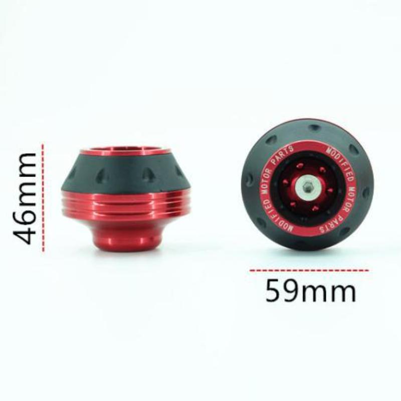 2Pcs Universal Aluminum Alloy Motorcycles Falling Scooter Frame Slider Fairing Guard Tuning Protector Moto Motocross Accessories