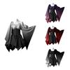 Fantasia de Performance de Halloween Nova Europeia e Americana para Mulheres Vestido Renascentista Medieval Gótico Cosplay Vestido de Palco