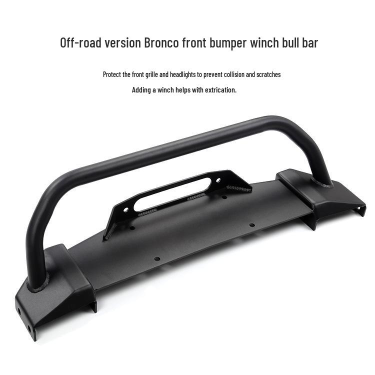 Ford Bronco Front Bumper Light Bar Spotlight Bull Bar Exterior Upgrade.