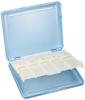 Nonaka Boeki Nonaka Alto Saxophone Plastic Reed Case with Selmer Logo, Holds 10 Reeds, Color: Pastel Blue