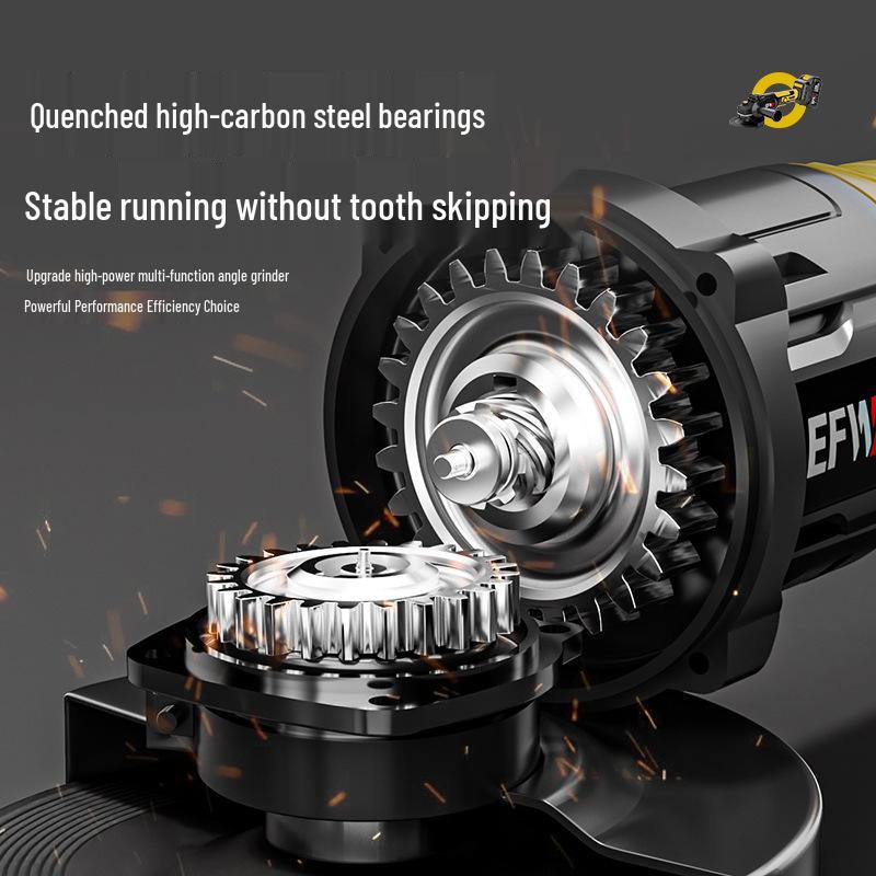 High-Power Brushless Cordless Angle Grinder: Multi-functional Lithium Battery Cutting & Polishing Tool