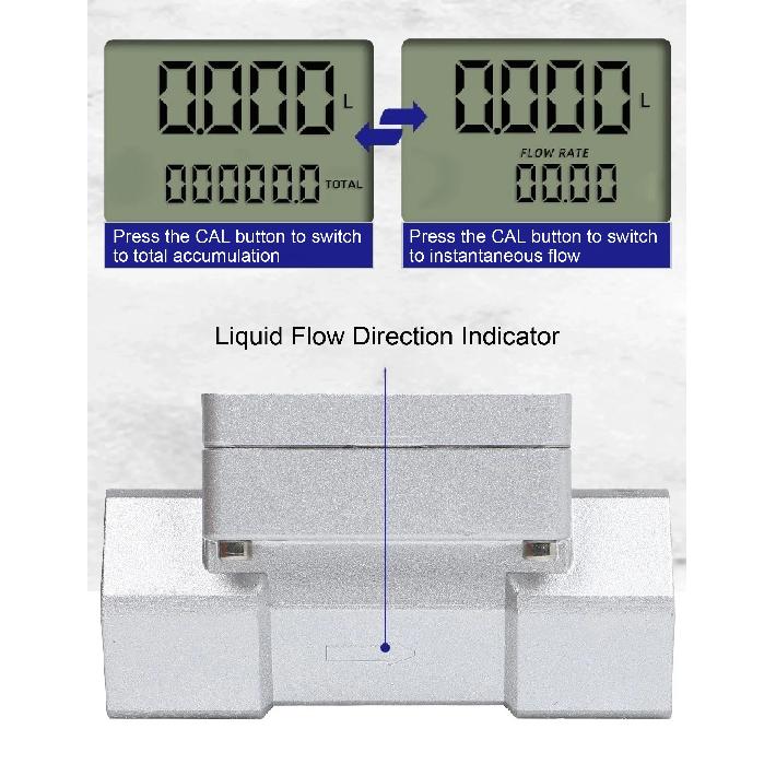 1inch/1.5inch/2inch Electronic Liquid Flow Meter High Precision Stainless Steel Turbine Flowmeter for Water Diesel Petrol Fuel